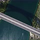 Aerial top view of a bridge over Krka river in Croatia. Big bridge above water. - VideoHive Item for Sale