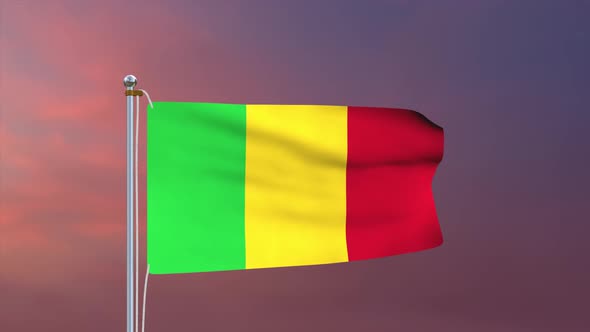 Mali Flag 4k