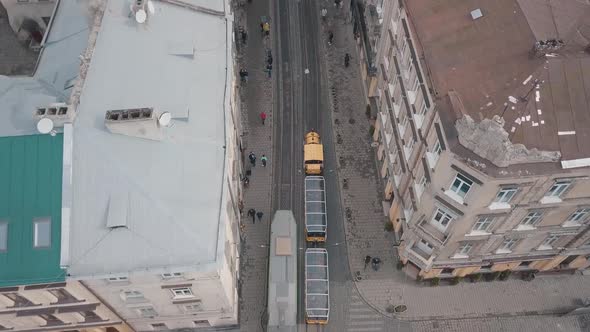 Aerial City Lviv, Ukraine