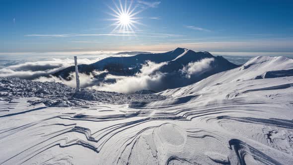 Winter Alps Nature Mountains