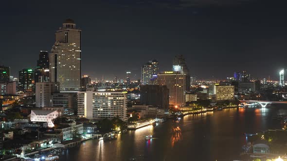 Beautiful building architecture around Bangkok city in Thailand