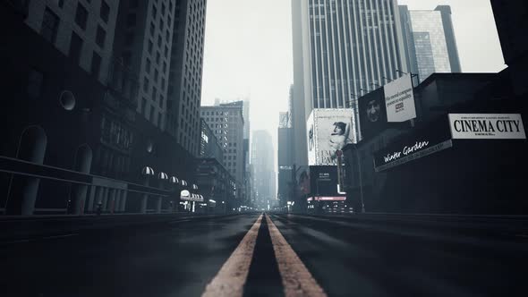 Empty Streets During a Pandemic