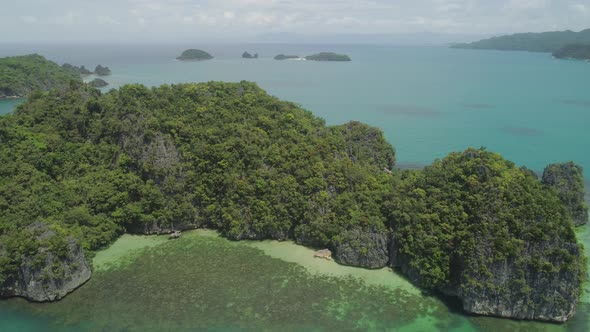 Seascape of Caramoan Islands, Camarines Sur, Philippines