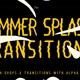 Summer splash transitions - VideoHive Item for Sale