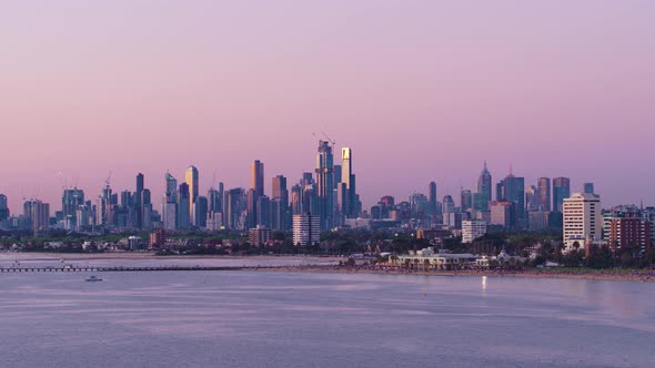 Best Melbourne City Drone Shot View