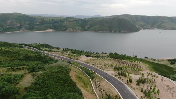 View of Duolun Lake, Inner Mongolia, China