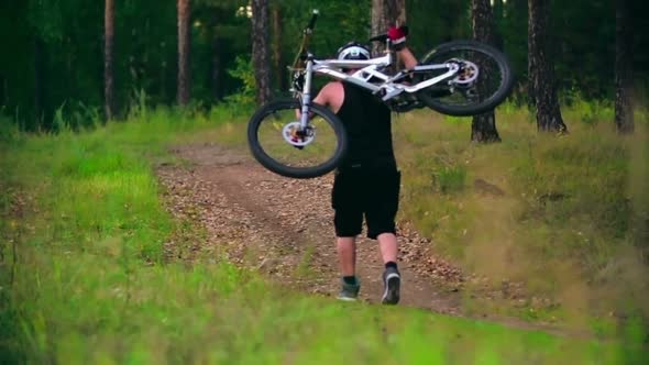 Carrying Bike on Back