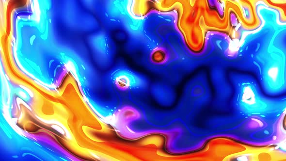 Glowing marble liquid animation. Abstract digital liquid effect motion background. Vd 837