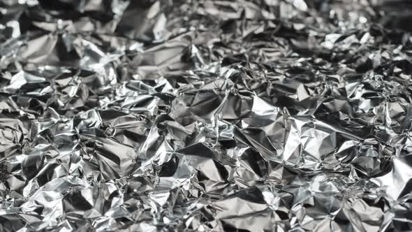 Crumpled Foil Closeup