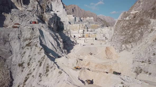 Carrara Marble Quarry Mountains