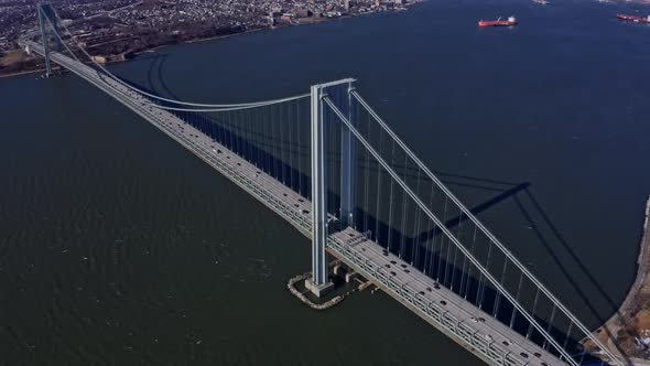 Aerial Inspection Verrazano Narrows Bridge