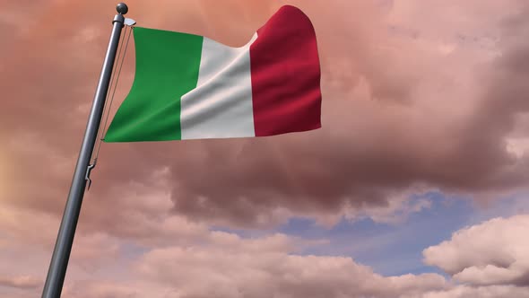 Italy Flag 4K