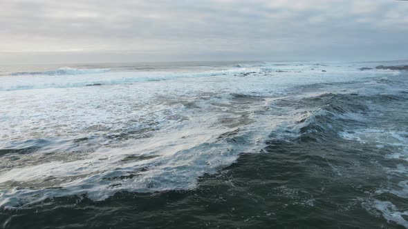 Ocean Waves view from above