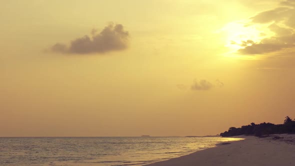 Sunset on Tropical Coastline