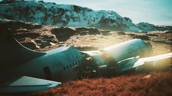 Plane Crashed on a Mountain