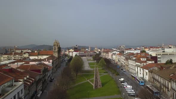 City Of Braga Aerial View