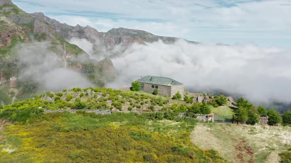 Unbelievable Drone Footage of a House Above the Skyline