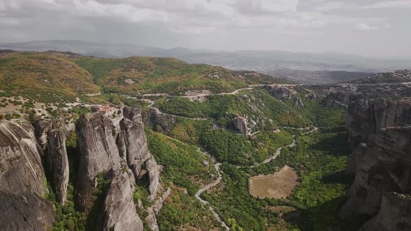 Greek landscape view 