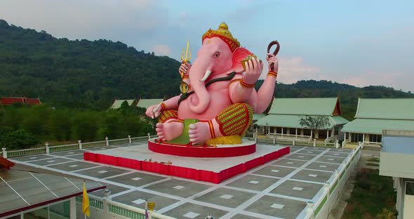 Pink Ganesh Statue