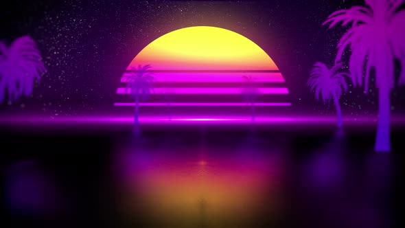 Summer Retro Background