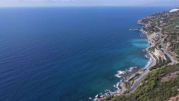 Turkey Mountain Coastline  Shore Mediterranean Sea