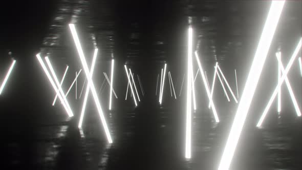 Neon Light Concert Background 4K alt