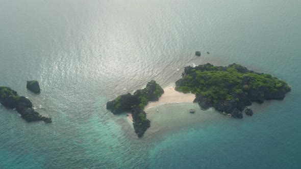 Seascape of Caramoan Islands, Camarines Sur, Philippines