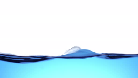 Super Slow Motion Shot of Clear Waving Water Background at 1000 Fps