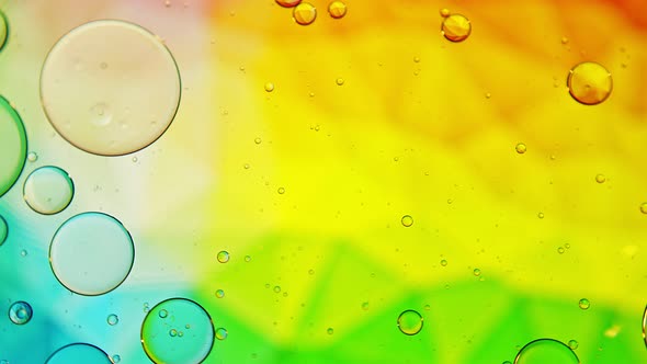 Abstract Colorful Food Oil Drops Bubbles 37