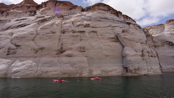 Kayaking in the canyon