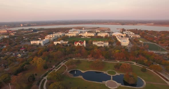 Citadel military college campus in Charleston, SC