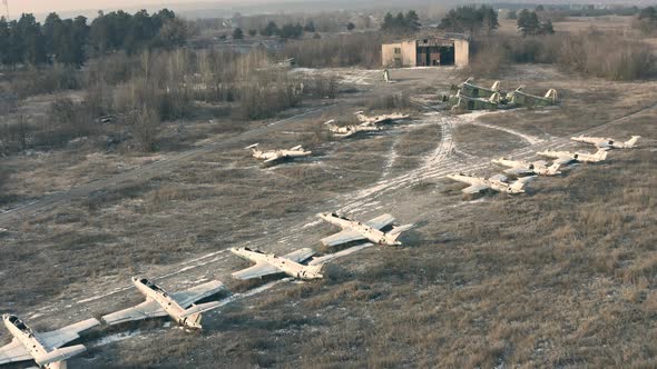 Squadron of Abandoned Military Aircraft