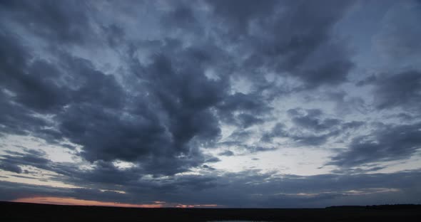 Clouds In The Evening At Sunset Timelapse Weather In Ukraine  alt