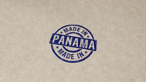 Made in Panama stamp and stamping alt