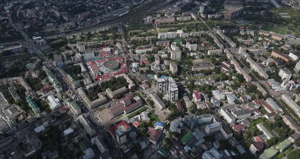 Residential Area And Its Infrastructure From A Bird's Eye View