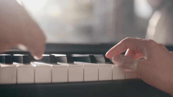 Playing On The Piano