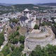 Aerial of the Trencin Castle Slovakia - VideoHive Item for Sale