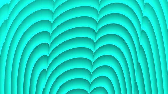 Abstract Cyan Color Wave Background