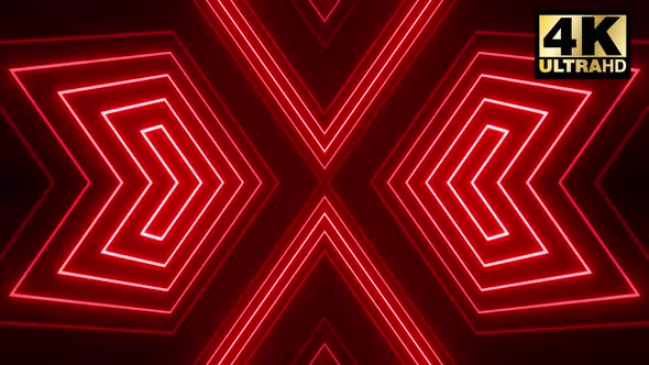 Red Shape Vj Loop Pack