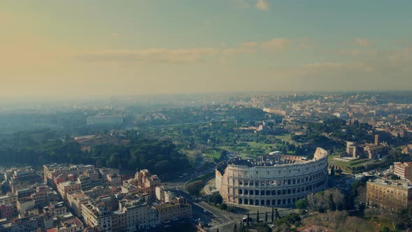 Roman Colosseum and Celio District