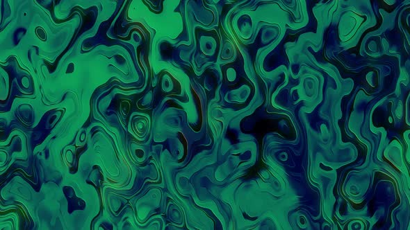 Abstract Dark Blue Color Liquid Motion Animated Background