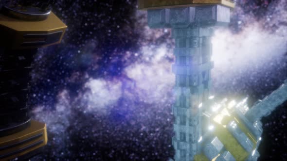 UFO Flying in the Space alt