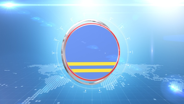 Aruba Flag Transition