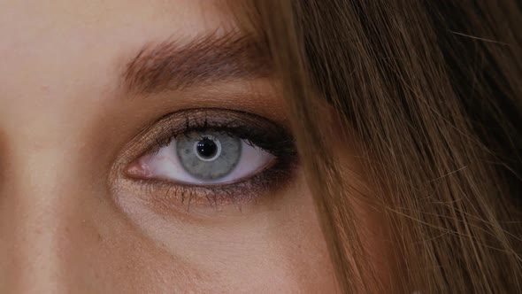 Blue Eye Close-up