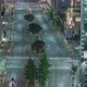 Time Lapse Birds Eye View Of Downtown City Streets With Traffic  - VideoHive Item for Sale