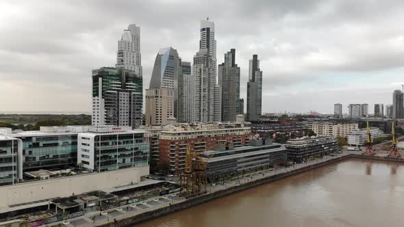 The Skyline of Puerto Madero in Buenos Aires, Argentina