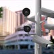 Surveillance cameras in a busy street - VideoHive Item for Sale