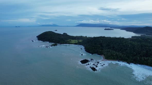 The Beaches at the most southern part of Borneo Island