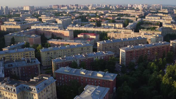 Saint Petersburg Aerial  Roofs 284