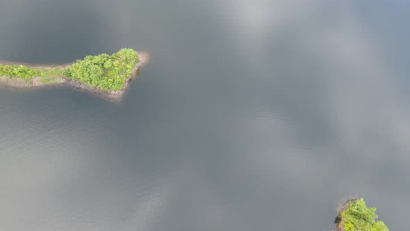 Aerial View of the New Zealand Fjords